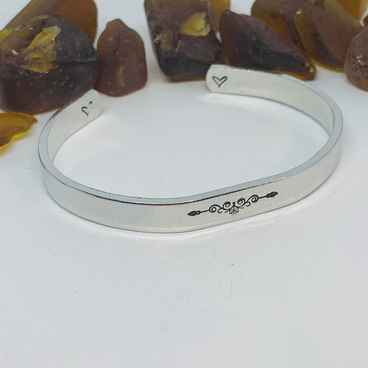 Fuck This Shit Hand Stamped Cuff Bracelet | Hidden Message Bracelet | Gift for Teachers | Gift for Nurses | Adult Themed Gift | Scroll Design
