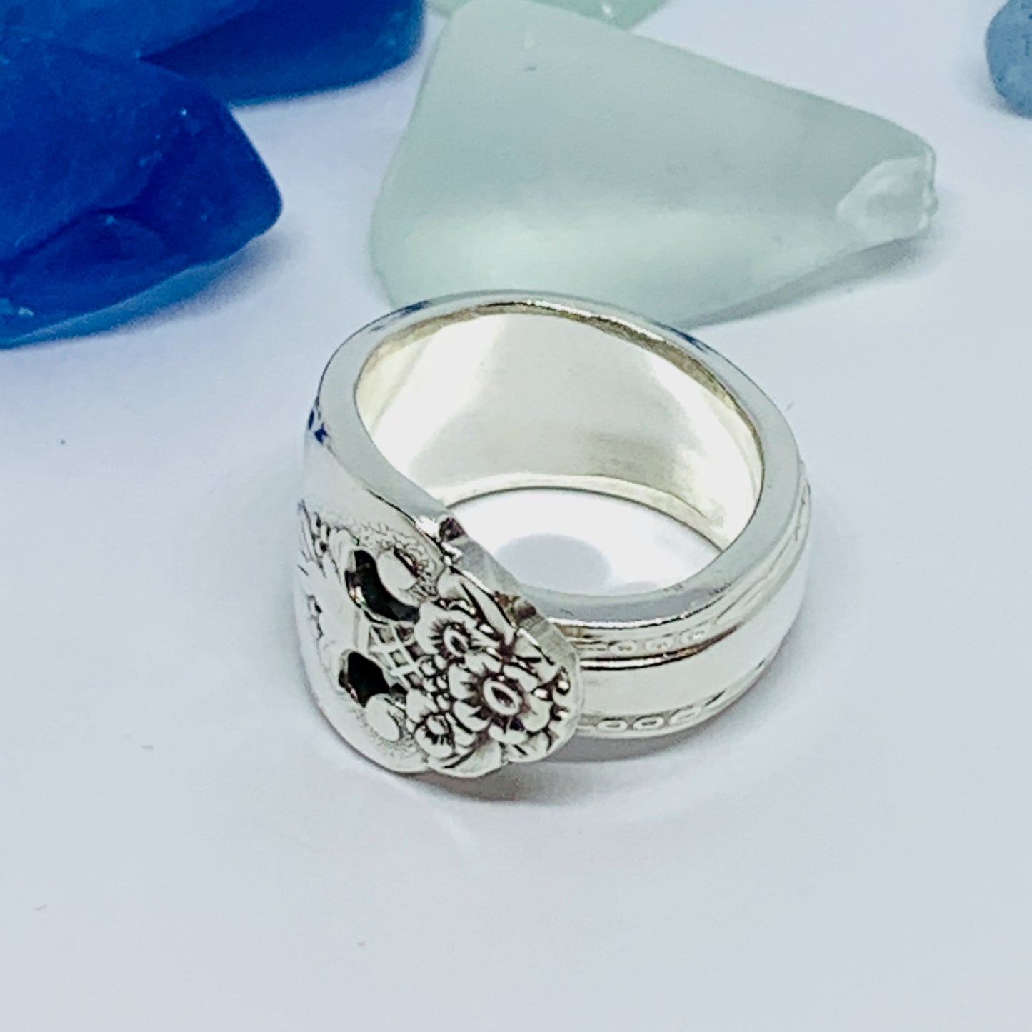 Spoon Ring | Vintage Silverware | “Lovely Lady” 1937 Holmes and Edwards | Upcycled Ring | Silverware Spoon Ring | Antique Spoon Ring