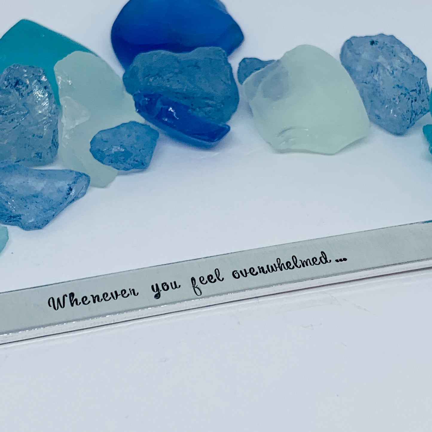 Whenever You Feel Overwhelmed ... Remember Whose Daughter You Are ... Hand Stamped Metal Cuff Bracelet | Gift for Daughter | Motivation Quote Bracelet