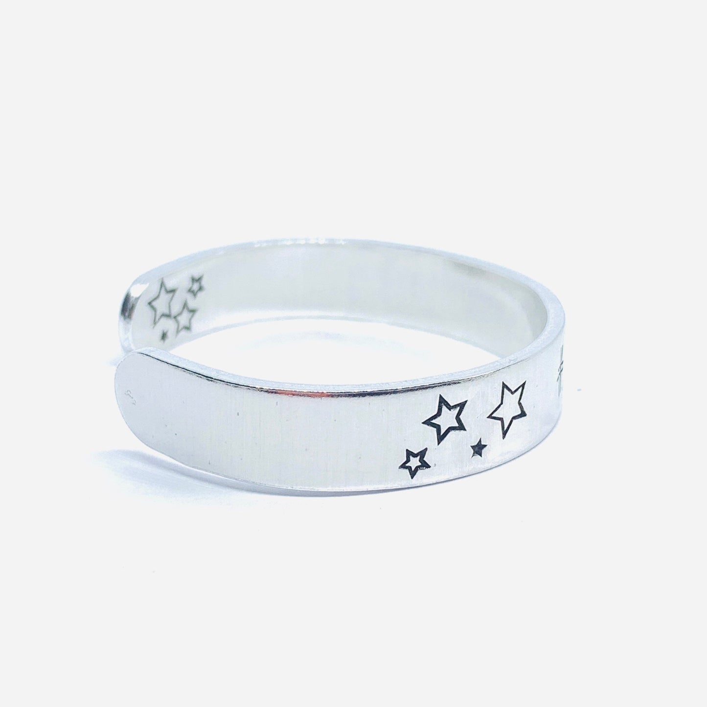 Peloton Inspired Leaderboard Handle - Hand Stamped Cuff Bracelet - Personalize Me!