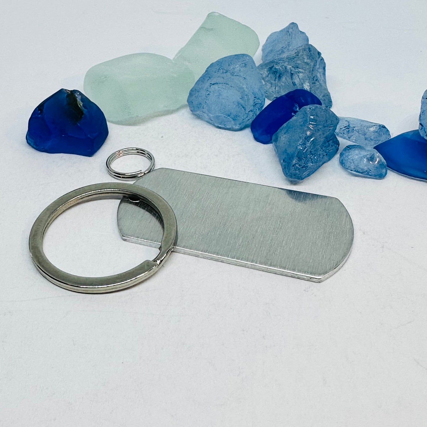 Custom Order for Kelsey - Hand Stamped Metal Key Chain | Father of the Bride Gift | Always your little girl