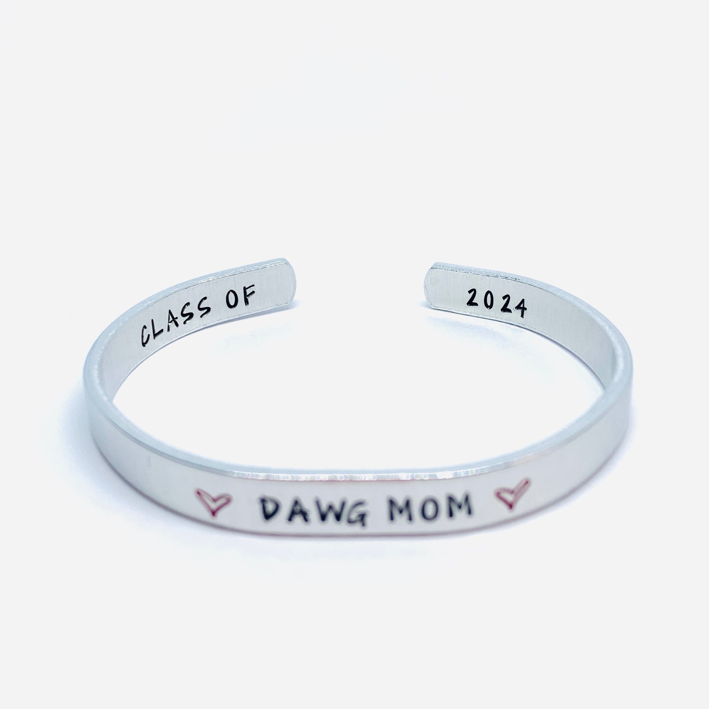 Custom Order for Nicole - MOCS MOM - Hand Stamped Cuff Bracelet