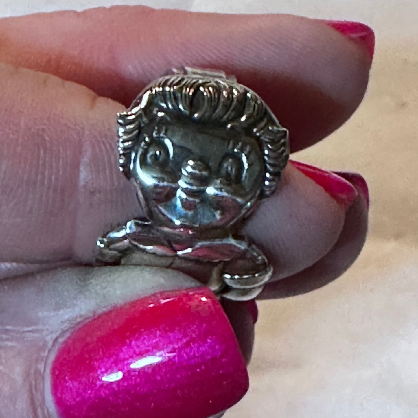 Vintage Campbell Soup Kid Spoon Ring 1982 | Vintage Silverware | Up-Cycled Ring | Silverware Spoon | Antique Spoon Jewlery