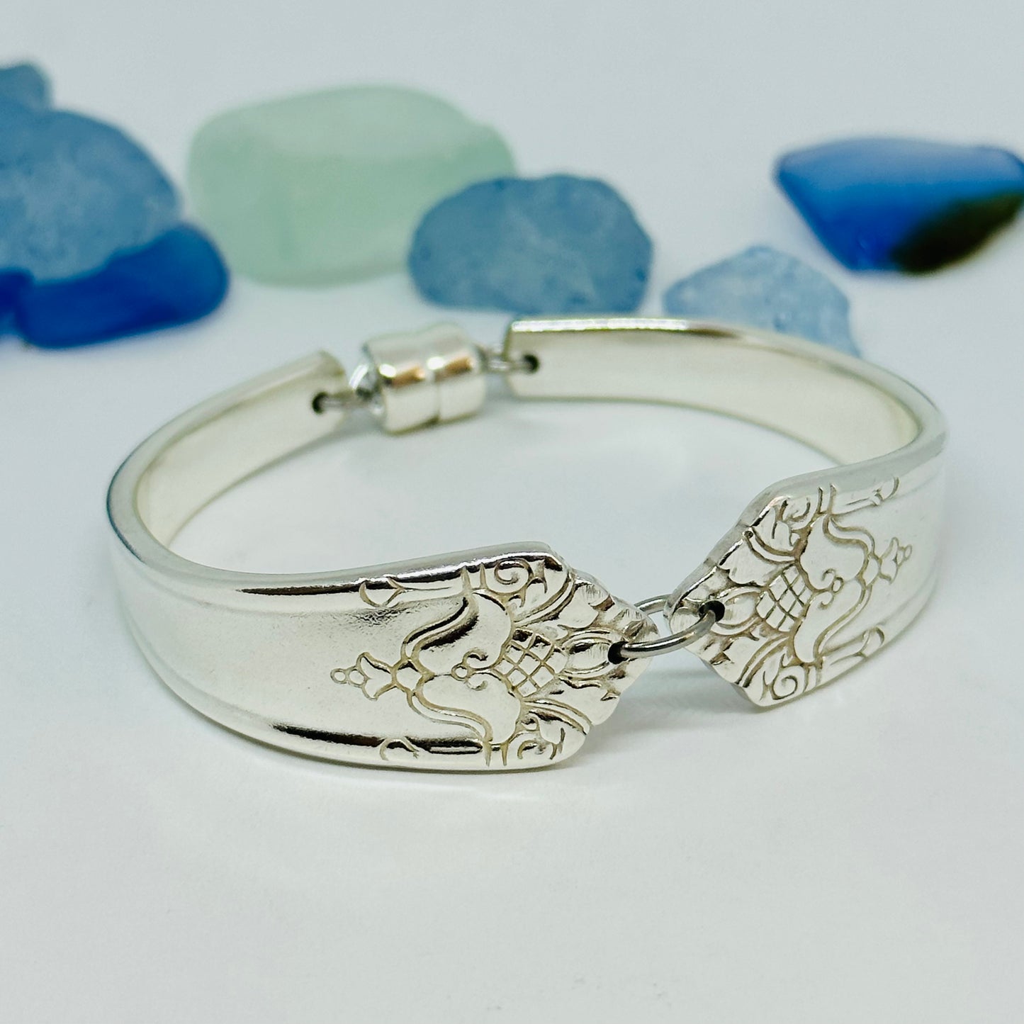 “Her Majesty” 1931 Spoon Bracelet | Vintage Silverware | Up-Cycled Bracelet | Silverware Spoon Bracelet | Antique