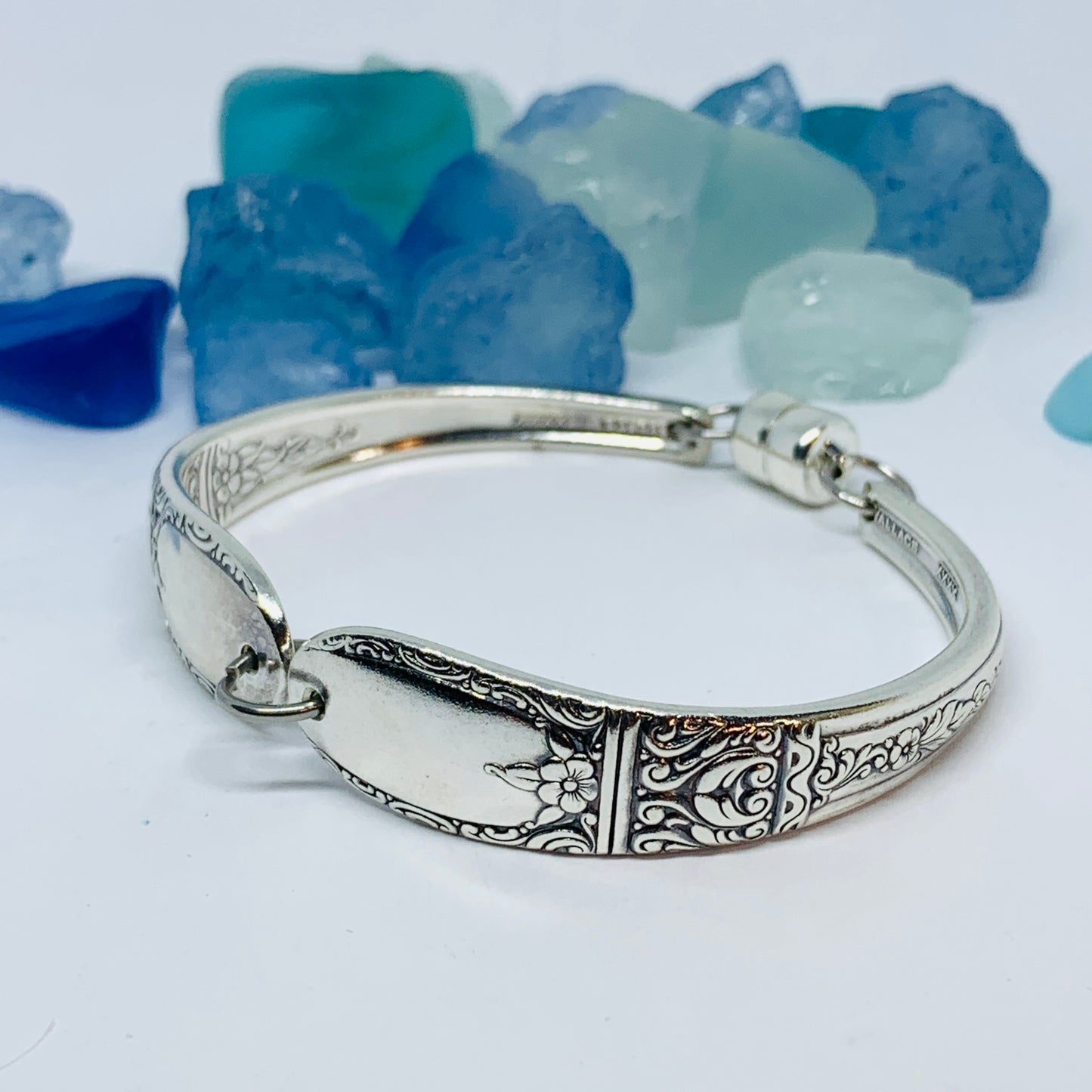 “Sweetheart II/Hollywood II” 1946-1948 Spoon Bracelet | Vintage Silverware | Wallace | UpCycled | Silverware | Antique | Variation I