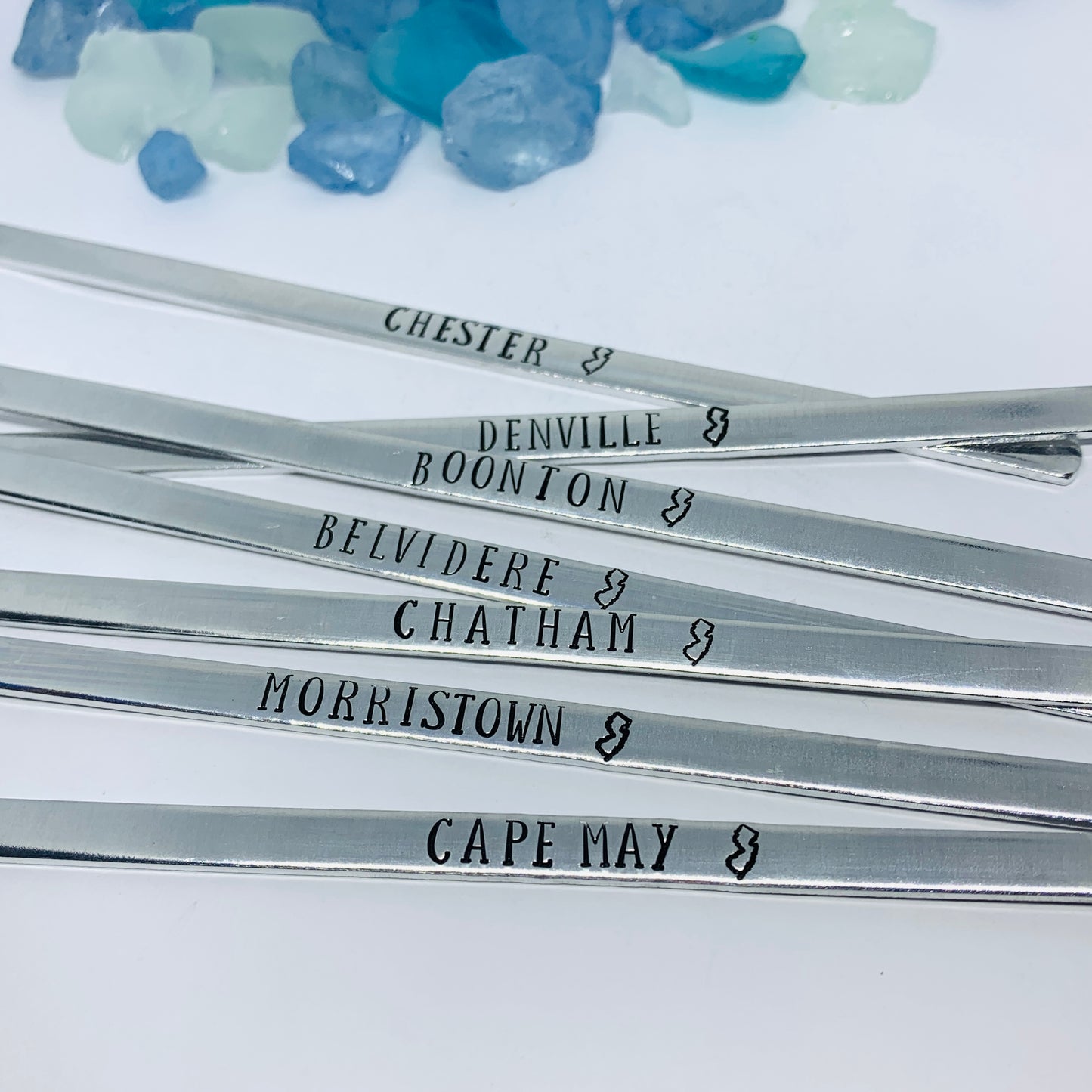 Hometown Hand Stamped Cuff Bracelet