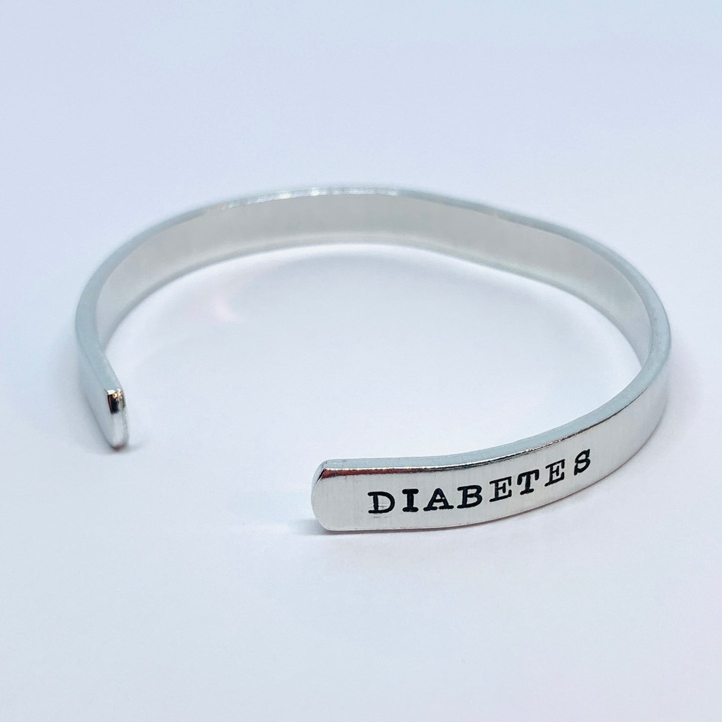 Medical Alert - Hand Stamped Cuff Bracelet