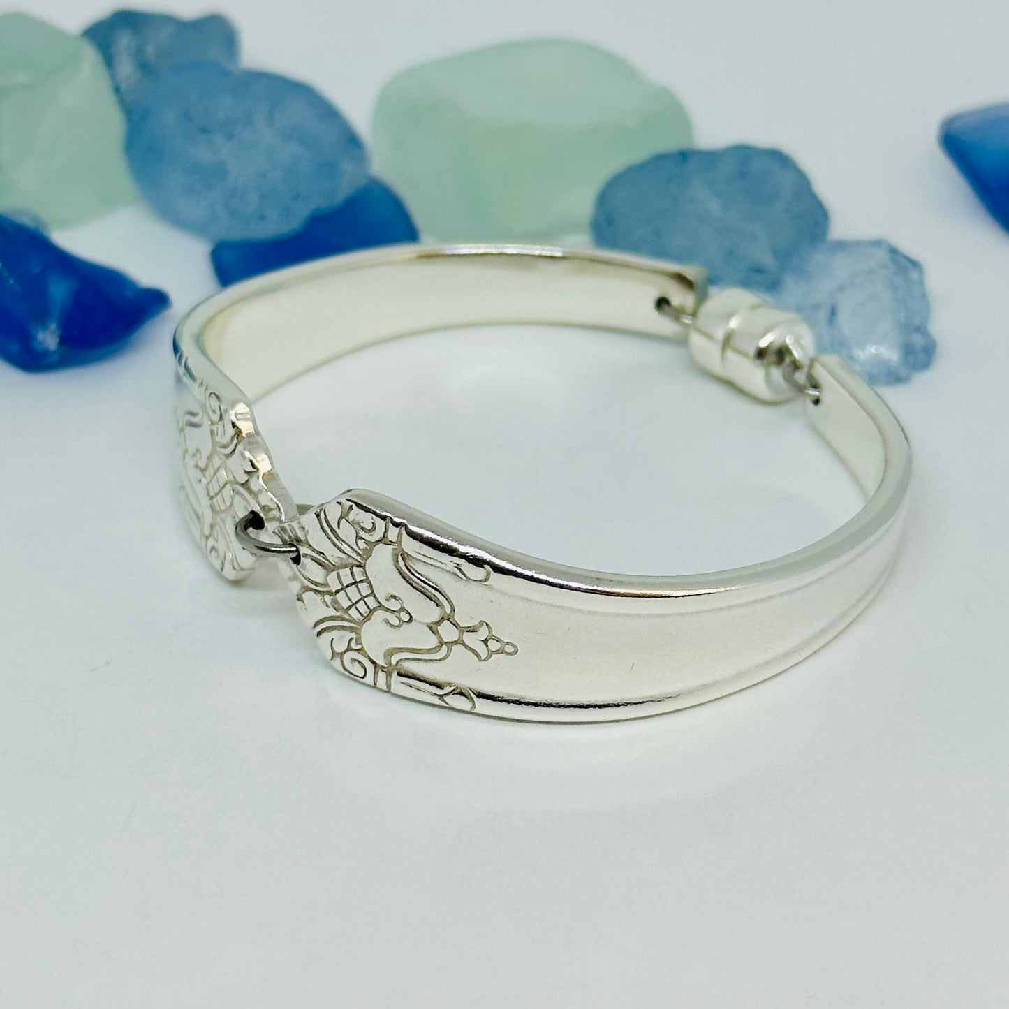 “Her Majesty” 1931 Spoon Bracelet | Vintage Silverware | Up-Cycled Bracelet | Silverware Spoon Bracelet | Antique
