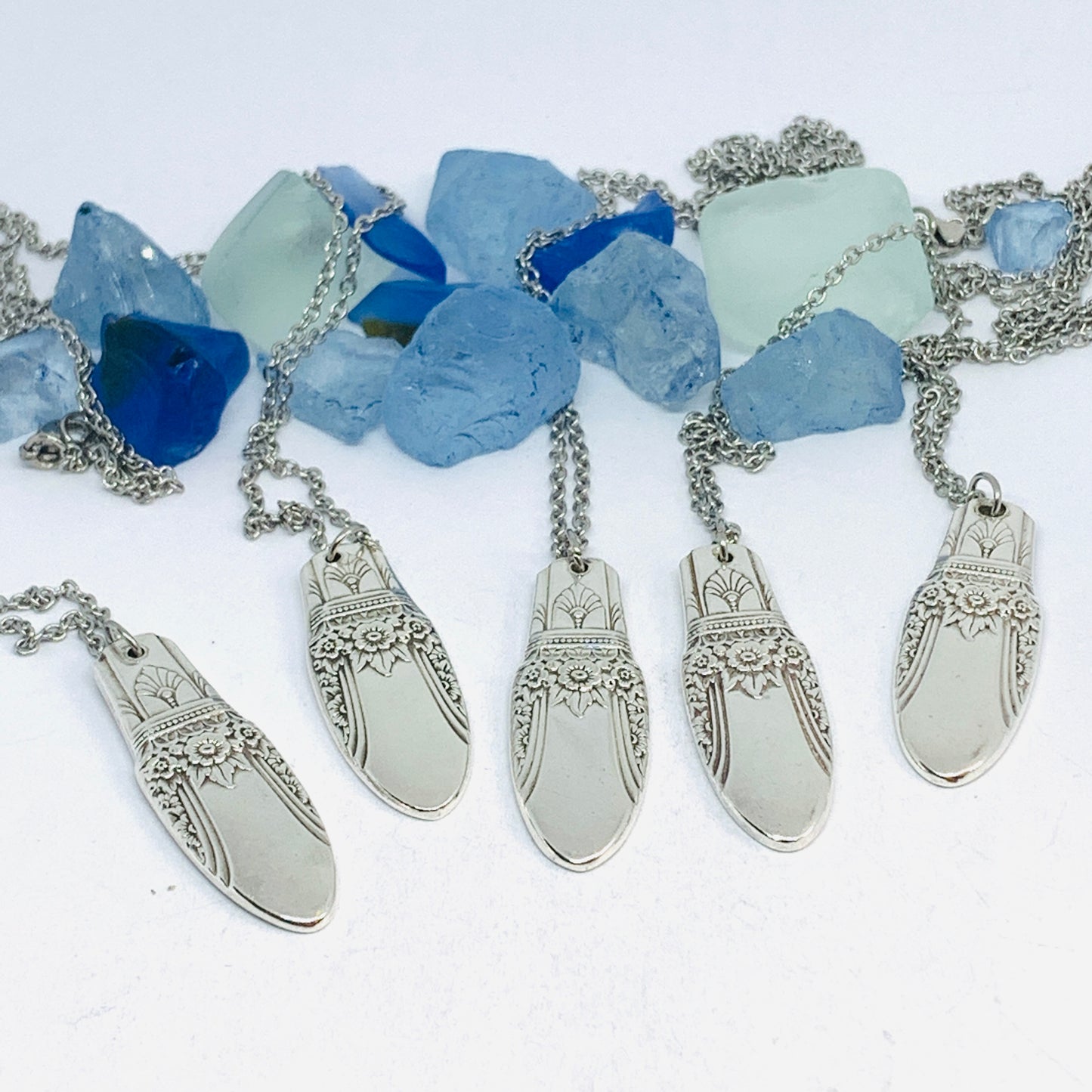 “First Love” 1937 Spoon Necklace | Vintage Silverware | Up-Cycled Jewelry | Silverware Spoon Pendant | Antique