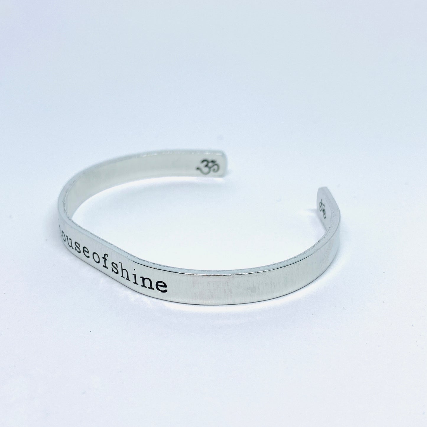 Peloton PELOTHON 2020 #HouseOfShine Team - Hand Stamped Cuff Bracelet