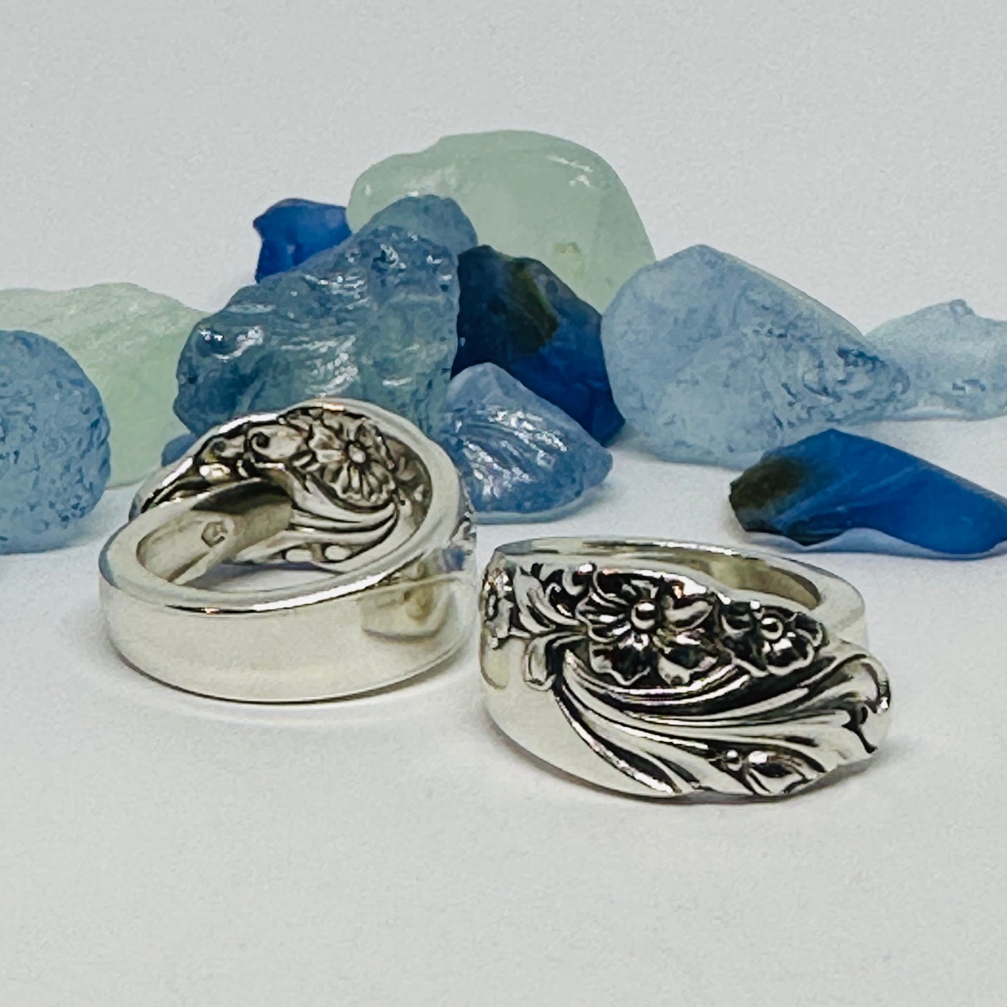 “Evening Star” 1950 Vintage Spoon Ring | Silverware | Upcycled | Antique