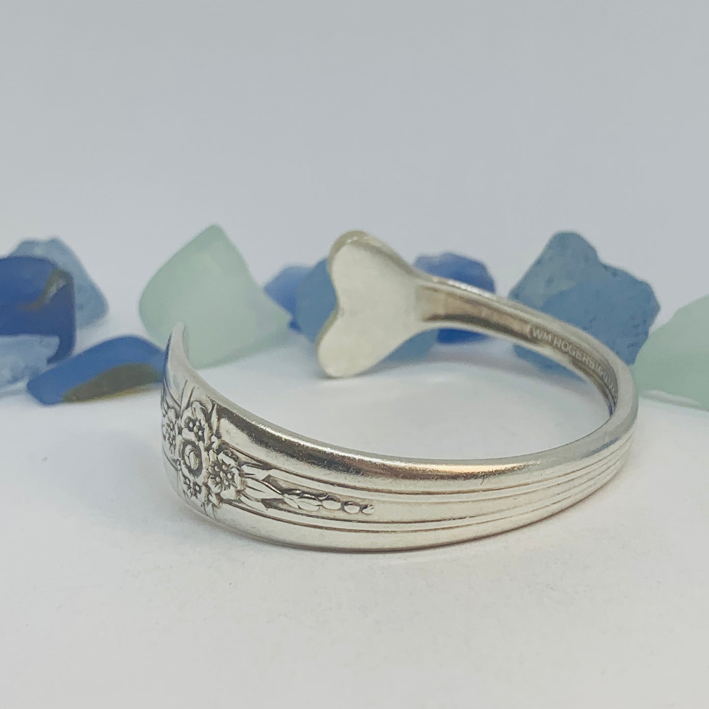 “Triumph” Silverplate 1941 Bracelet Mermaid Tail Heart Whale Tail | Vintage | Int’l Silver | Up-Cycled | Spoon Fork | Antique