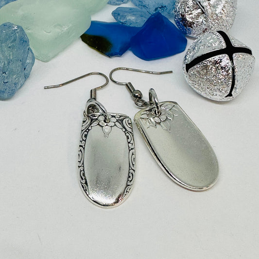 Sweetheart II/Hollywood II 1946-1948 Spoon Earrings | Vintage Silverware | Wallace | UpCycled | Silverware | Antique | Variation II