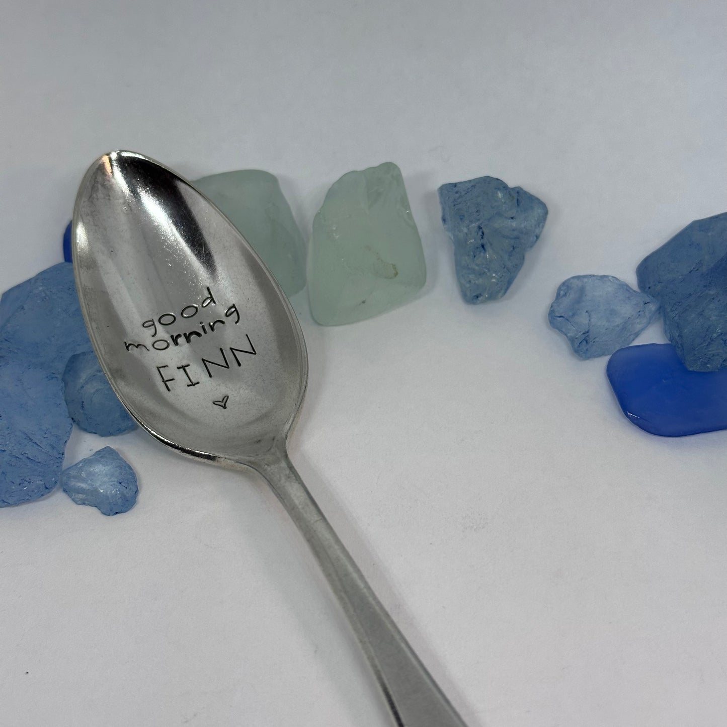 Vintage Silver Plated Hand Stamped Spoon | Novelty