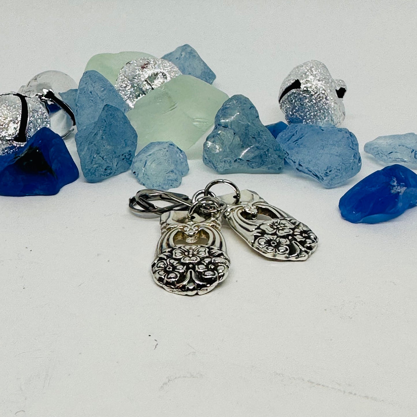 “Eternally Yours” 1941 Vintage Silverware Spoon Earrings | Up-Cycled Jewelry | Antique