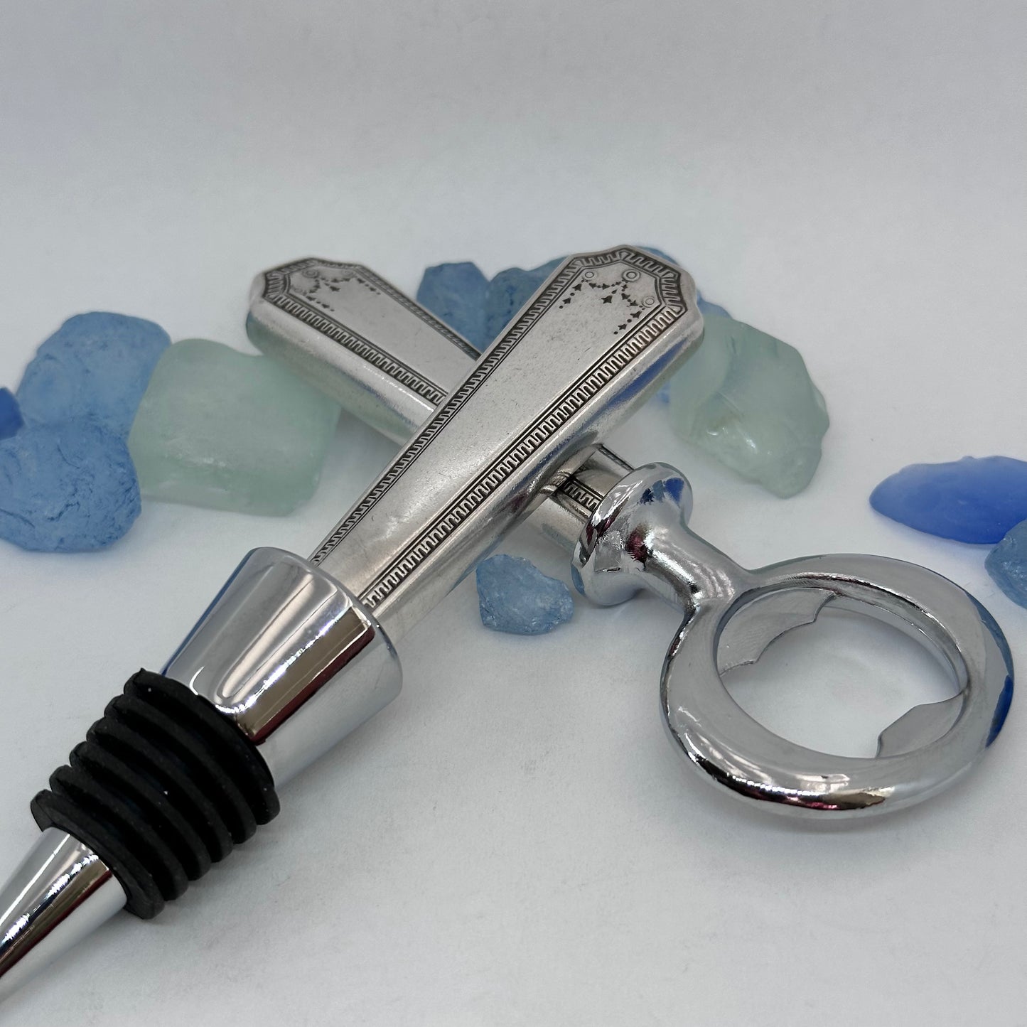 "Adam” Vintage Silverware Bottle Opener | Silverplate 1917 | Up-Cycled Church Key | Antique Knife