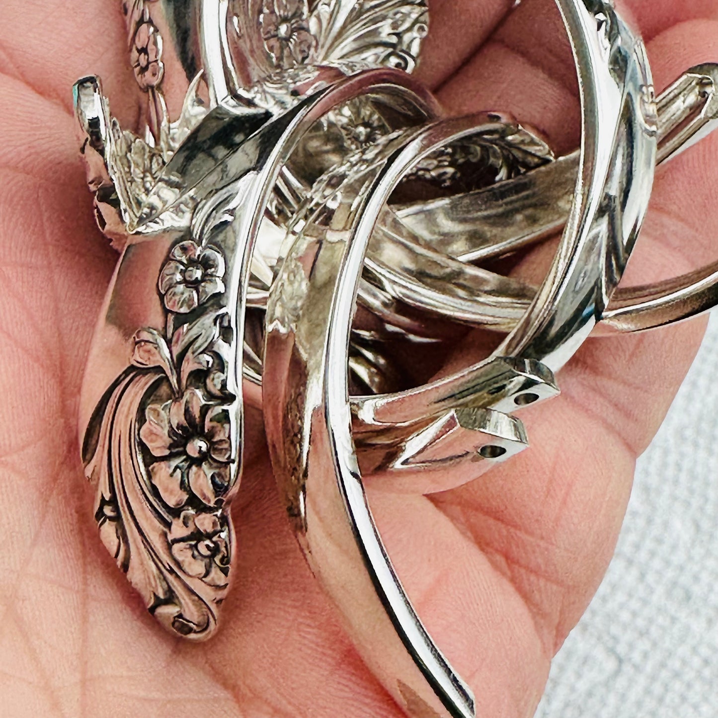 “Evening Star” 1950 Spoon Bracelet | Vintage Silverware | Holmes and Edwards | Up-Cycled Bracelet | Silverware Spoon Bracelet | Antique Spoon Bracelet