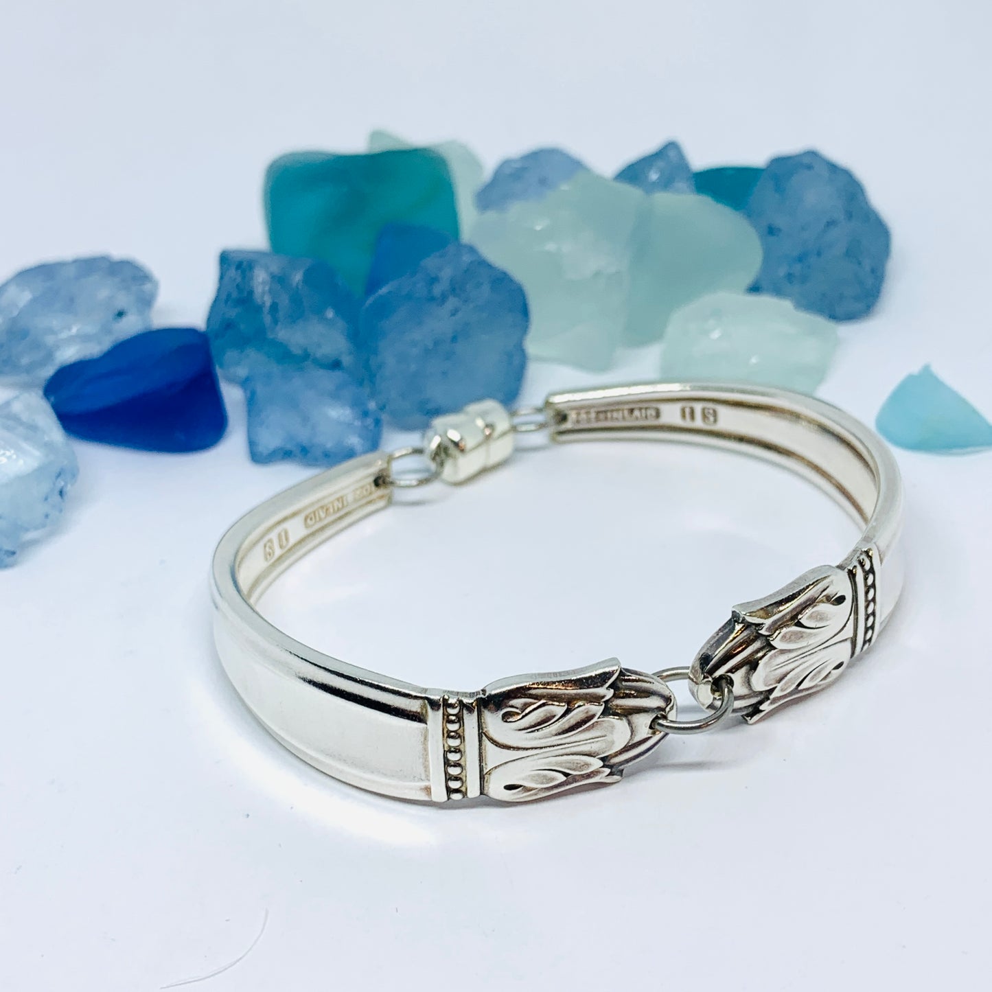 “Danish Princess” 1938 Spoon Bracelet | Vintage Silverware | Holmes & Edwards | UpCycled Bracelet | Silverware Spoon Bracelet | Antique Spoon Bracelet