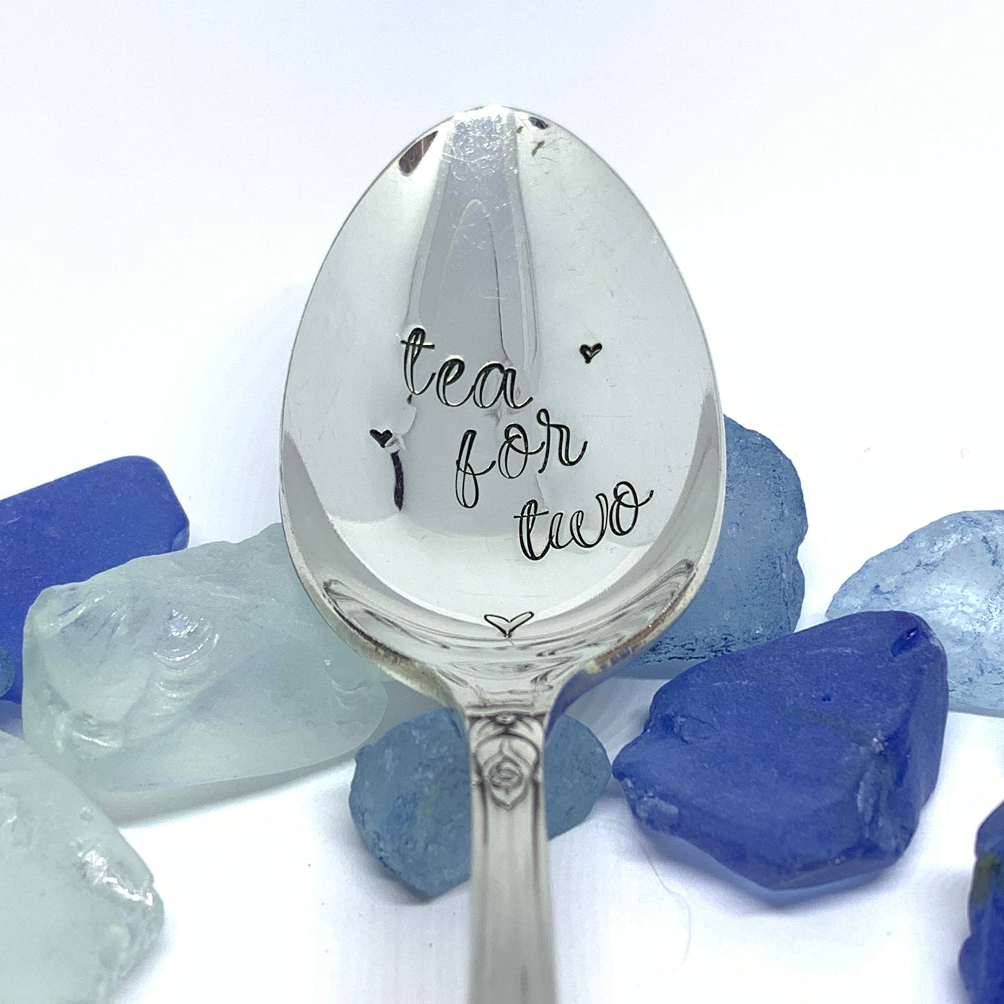 Vintage Silver Plated Hand Stamped Spoon | Novelty
