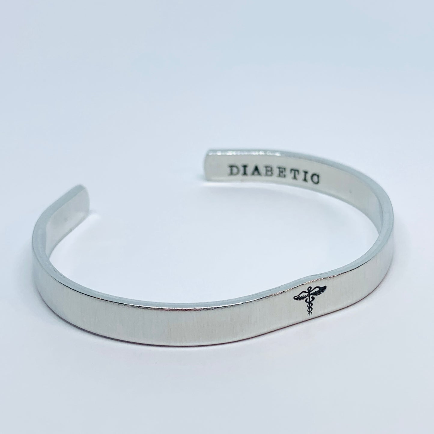 Medical Alert - Hand Stamped Cuff Bracelet