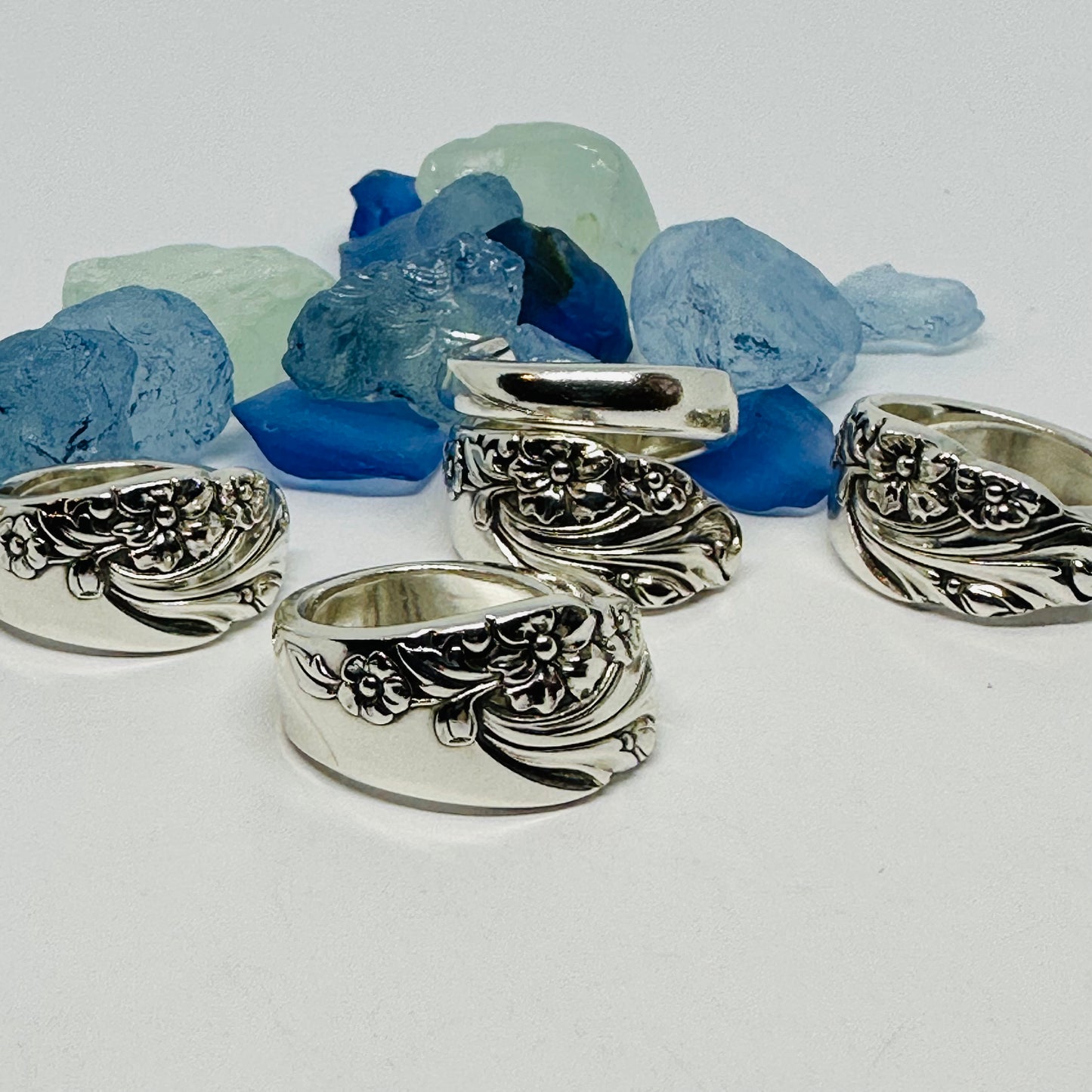 “Evening Star” 1950 Vintage Spoon Ring | Silverware | Upcycled | Antique