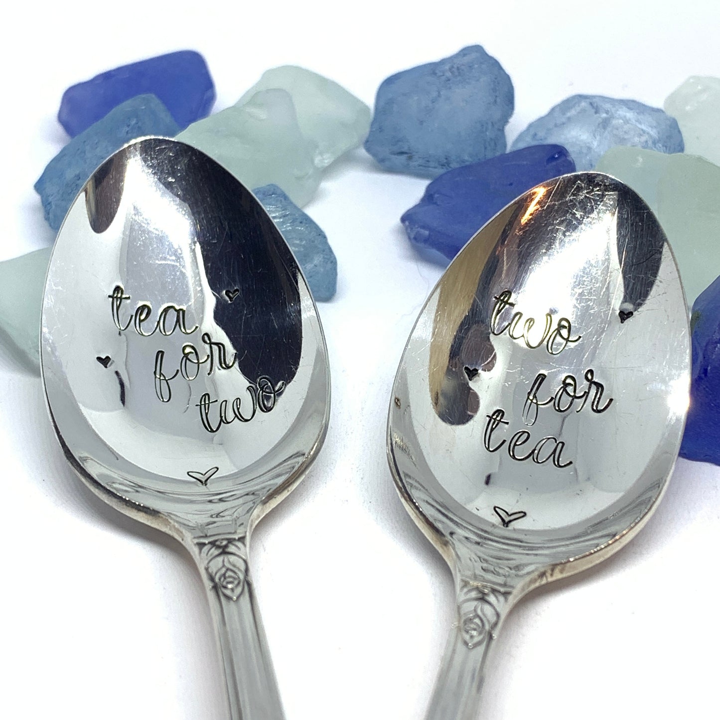 Vintage Silver Plated Hand Stamped Spoon | Novelty