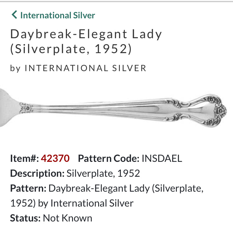“Day Break” / “Elegant Lady” 1952 Spoon Ring | Vintage Silverware | Up-Cycled Ring | Silverware Spoon | Antique Spoon Jewlery