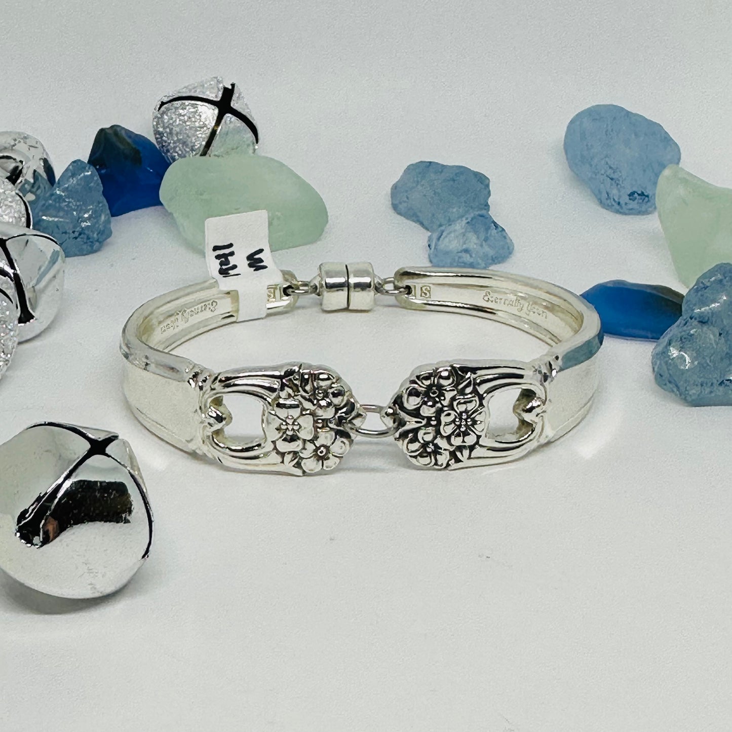 “Eternally Yours” 1941 Vintage Silverware Spoon Bracelet | Up-Cycled Bracelet | Antique