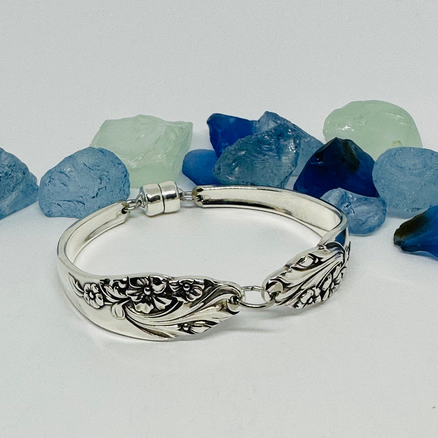 “Evening Star” 1950 Spoon Bracelet | Vintage Silverware | Holmes and Edwards | Up-Cycled Bracelet | Silverware Spoon Bracelet | Antique Spoon Bracelet