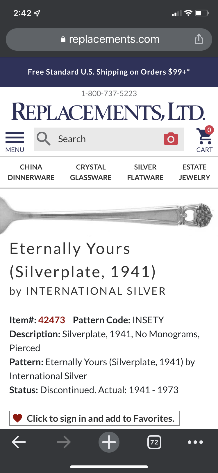 “Eternally Yours” 1941 Vintage Silverware Spoon Earrings | Up-Cycled Jewelry | Antique