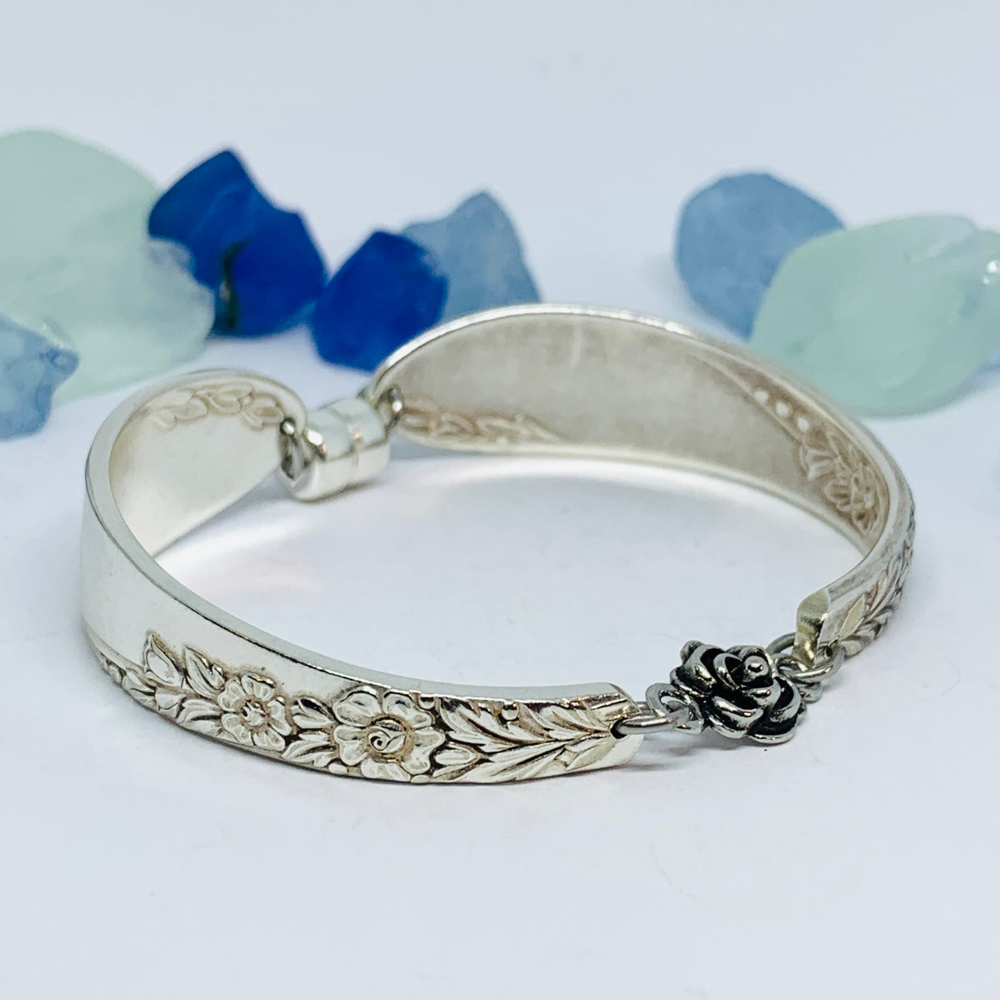 “Country Lane” 1954 Spoon Bracelet | Vintage Silverware | Oneida | Up-Cycled Bracelet | Silverware Spoon Bracelet | Antique Spoon Bracelet
