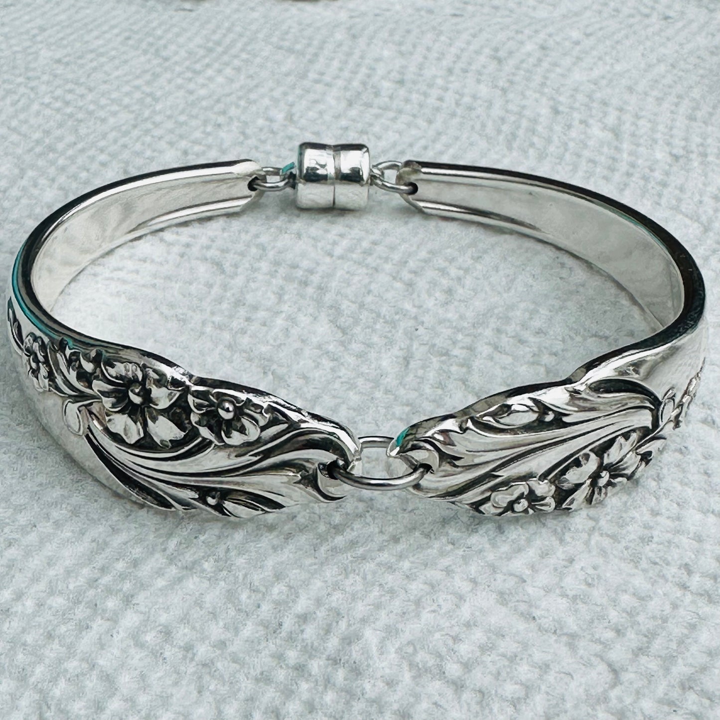 “Evening Star” 1950 Spoon Bracelet | Vintage Silverware | Holmes and Edwards | Up-Cycled Bracelet | Silverware Spoon Bracelet | Antique Spoon Bracelet