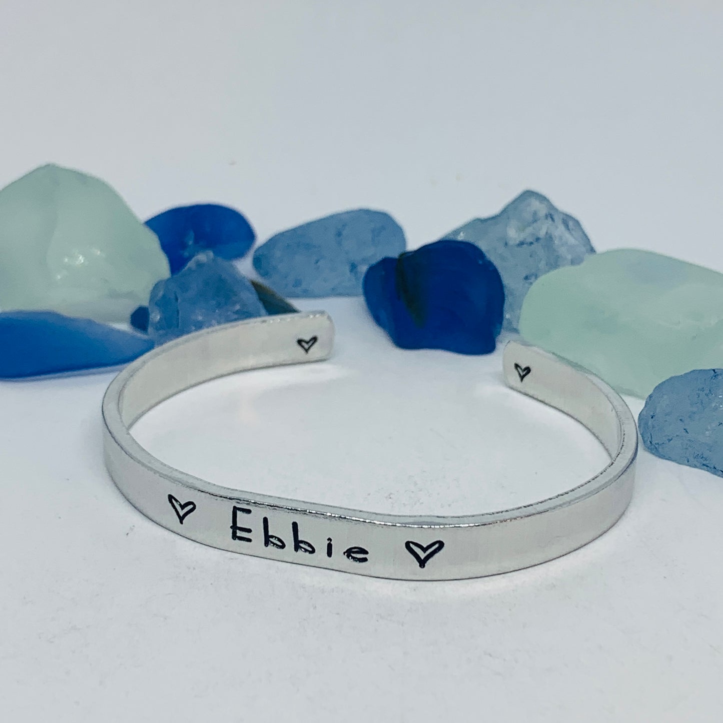 Custom Order for Paula B - Hand Stamped Metal Cuff Bracelet | Pet Loss Cuff Bracelets | Jester | Riley & Lady Bo