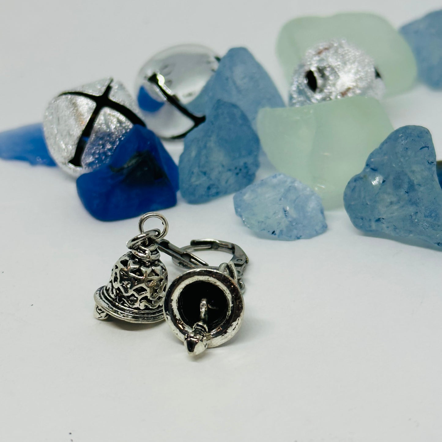 Bell Charm Earrings | Fun Costume Jewelry | Holiday Bling