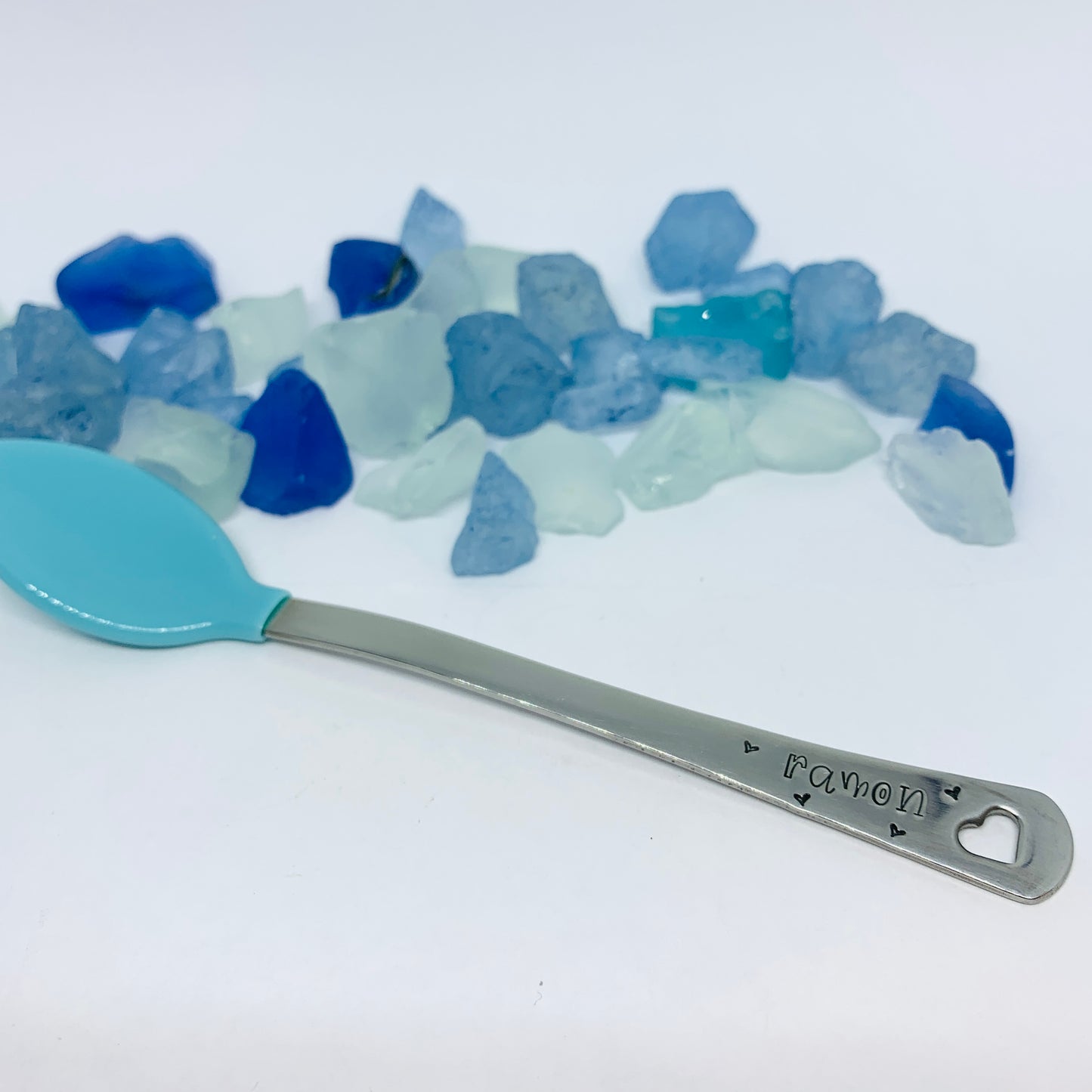 Personalized Munchkin Baby Spoon | White Hot Safety Spoons | Baby’s First Spoon with Name | Toddler Utensils