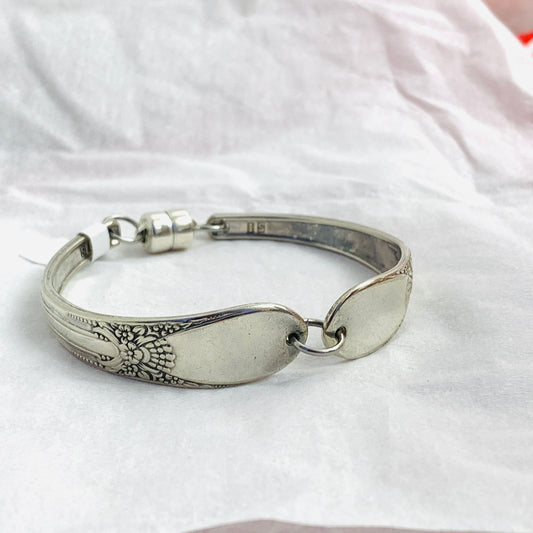 “Beloved” 1940 Spoon Bracelet | Vintage Silverware | International Silver | Up-Cycled Bracelet | Silverware Spoon Bracelet | Antique Spoon Bracelet