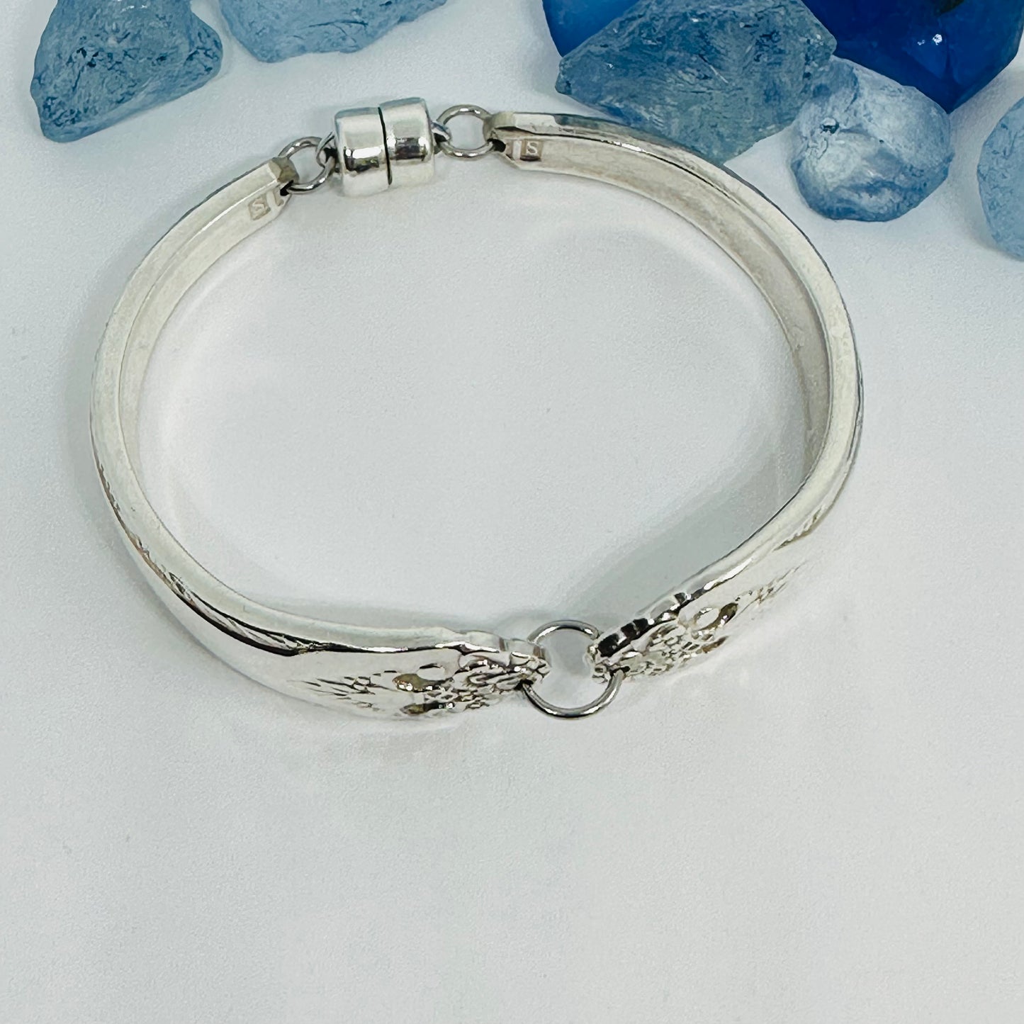 “Lovely Lady” 1937 Spoon Bracelet | Vintage Silverware | Holmes and Edwards | Up-Cycled Bracelet | Silverware Spoon Bracelet | Antique Spoon Bracelet