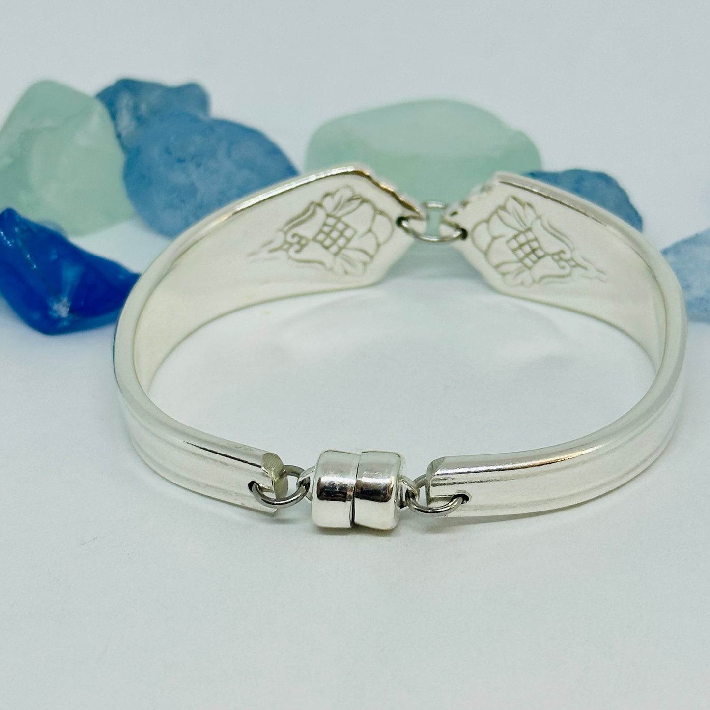 “Her Majesty” 1931 Spoon Bracelet | Vintage Silverware | Up-Cycled Bracelet | Silverware Spoon Bracelet | Antique