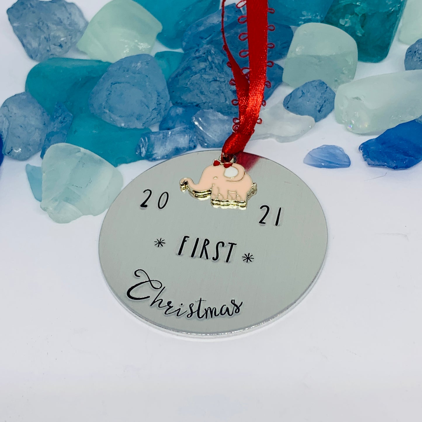 First Christmas 2024* Hand Stamped Ornament | Baby’s First Ornament | Christmas Ornament | Hand Crafted Ornament | Holiday Tree Decoration