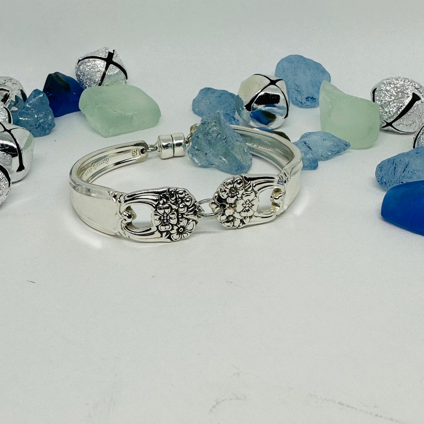 “Eternally Yours” 1941 Vintage Silverware Spoon Bracelet | Up-Cycled Bracelet | Antique