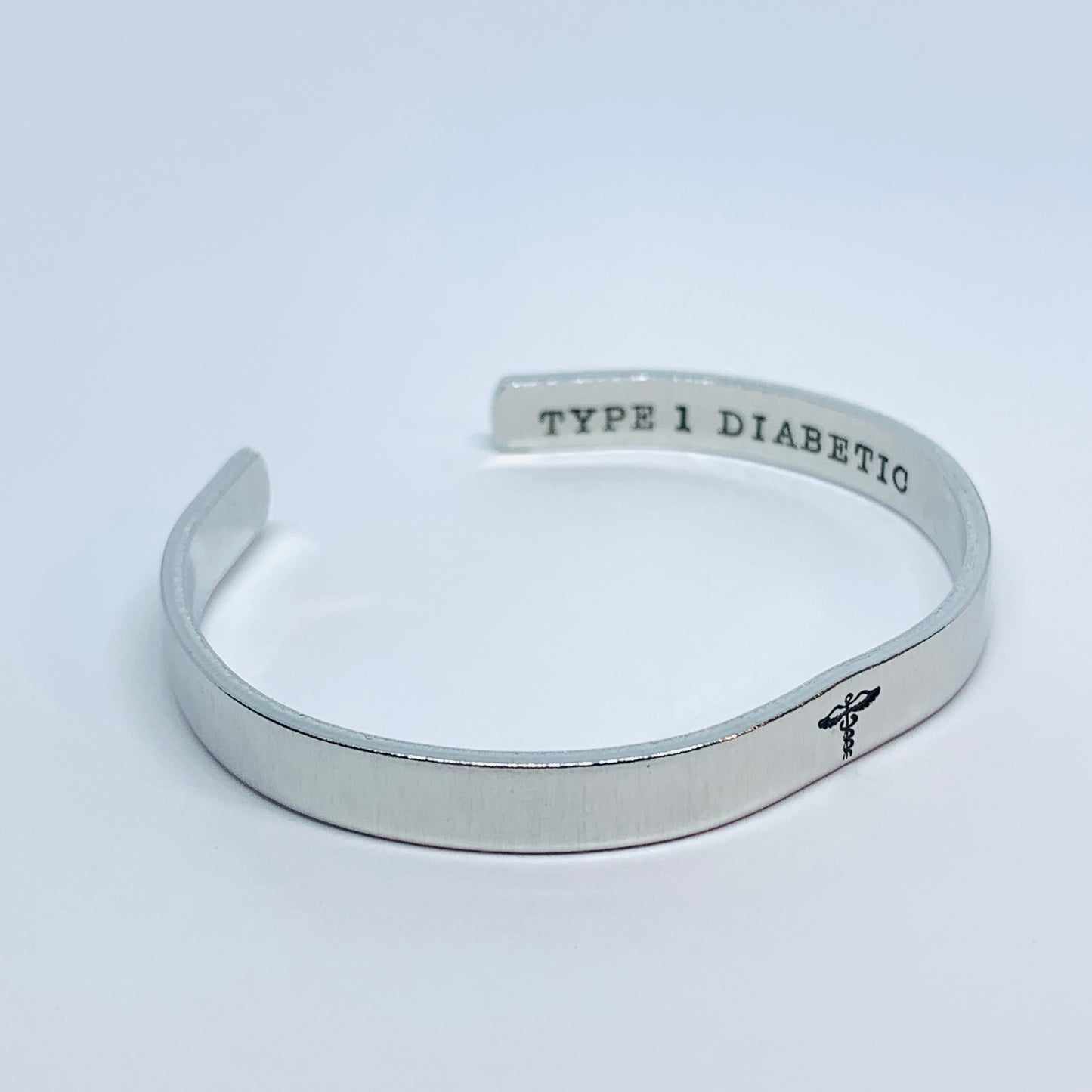 Medical Alert - Hand Stamped Cuff Bracelet