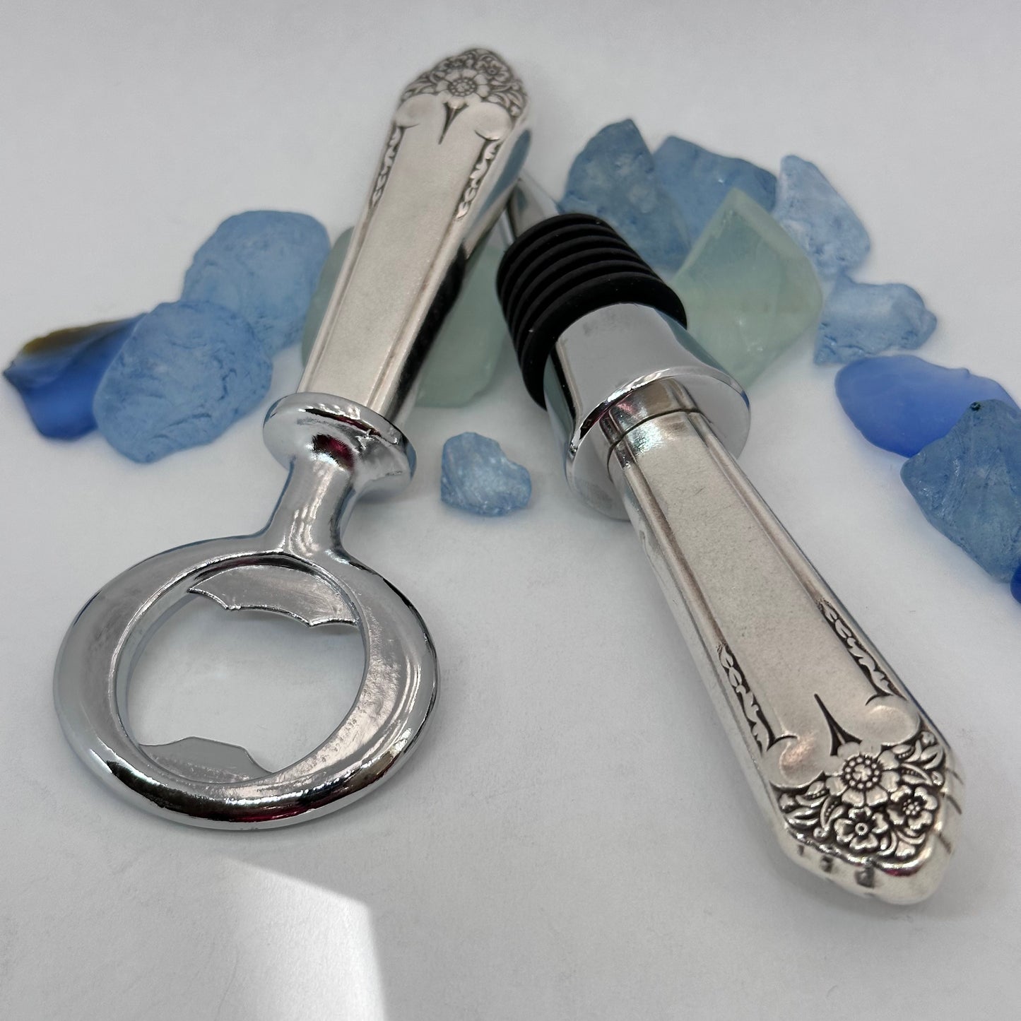 "Starlight” Vintage Silverware Bottle Opener | Silverplate 1950 | Up-Cycled Church Key | Antique Knife