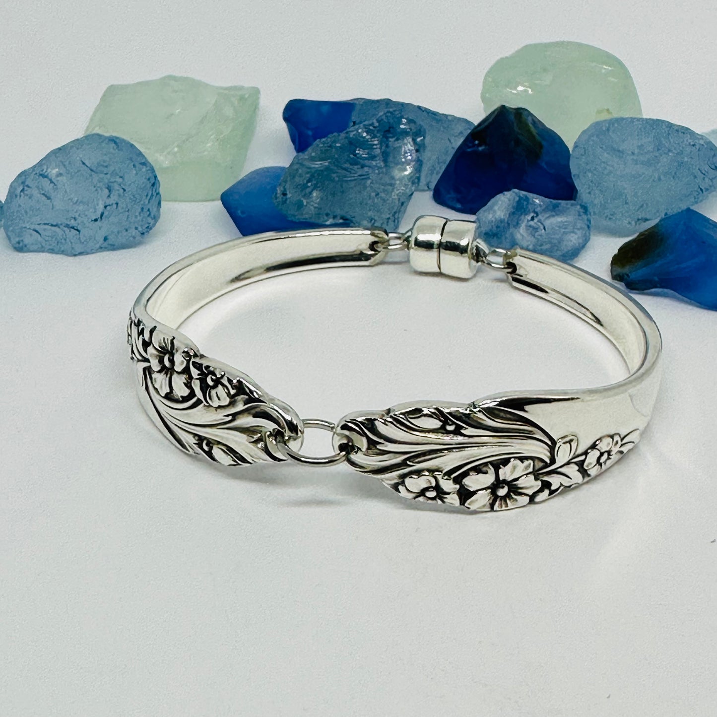 “Evening Star” 1950 Spoon Bracelet | Vintage Silverware | Holmes and Edwards | Up-Cycled Bracelet | Silverware Spoon Bracelet | Antique Spoon Bracelet