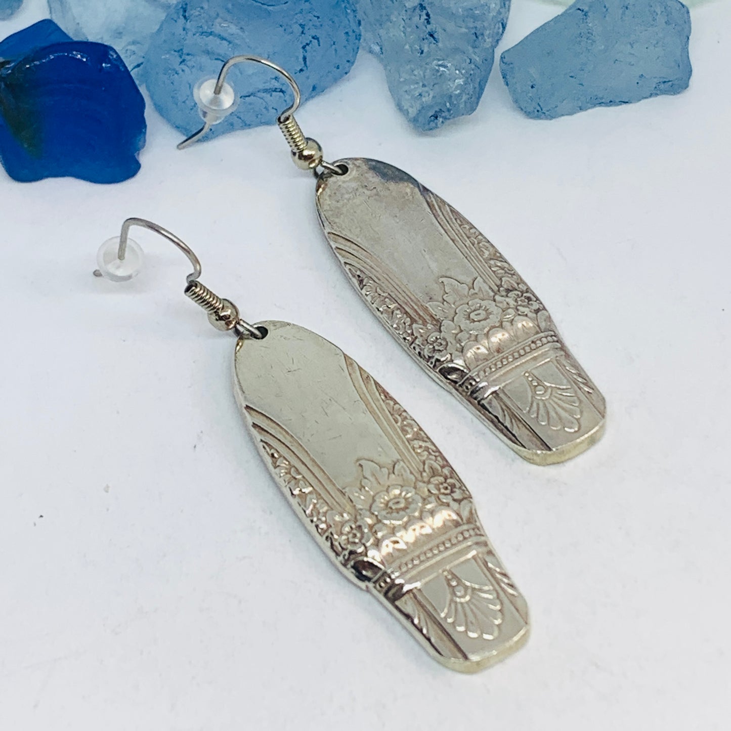 “First Love” Vintage Silverware Earrings | Vintage Silverware Jewelry | Vintage Spoon Earrings