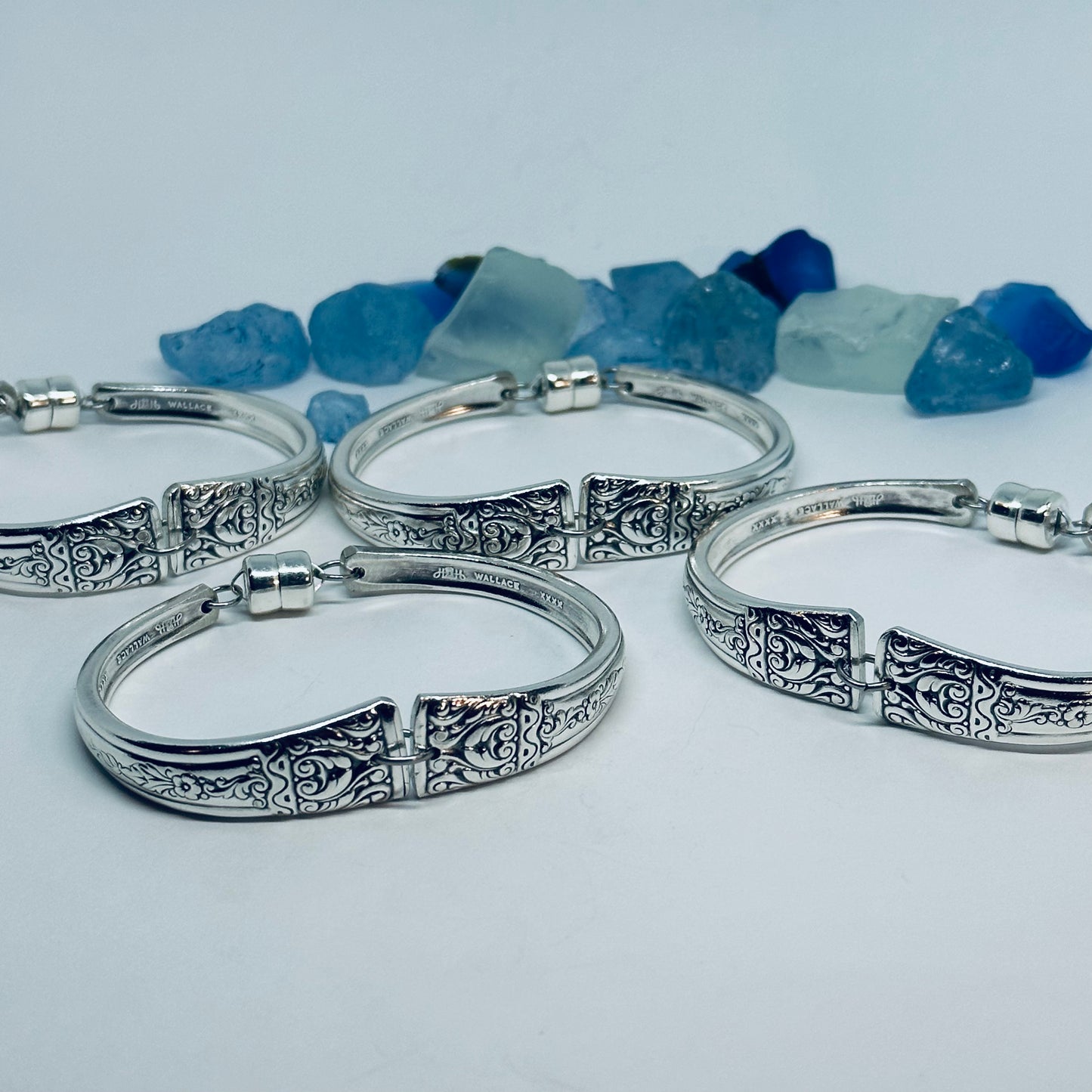 “Sweetheart II/Hollywood II” 1946-1948 Spoon Bracelet | Vintage Silverware | Wallace | UpCycled | Silverware | Antique | Variation II