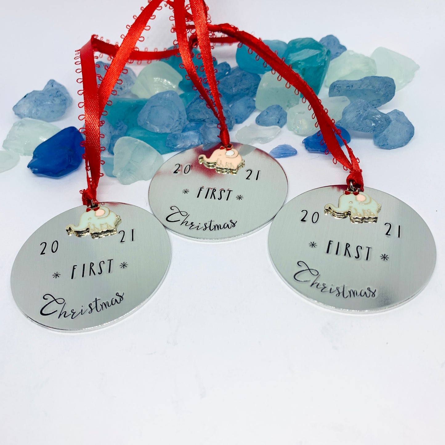 First Christmas 2024* Hand Stamped Ornament | Baby’s First Ornament | Christmas Ornament | Hand Crafted Ornament | Holiday Tree Decoration