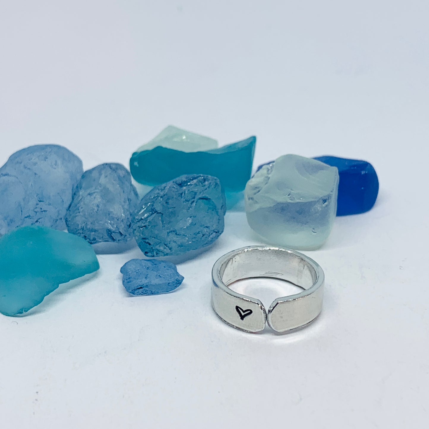LOVE Hand Stamped Ring | Trans L⚧VE Ring | Stamped Metal Stacking Ring | Adjustable Ring | Gift for Them Him Her