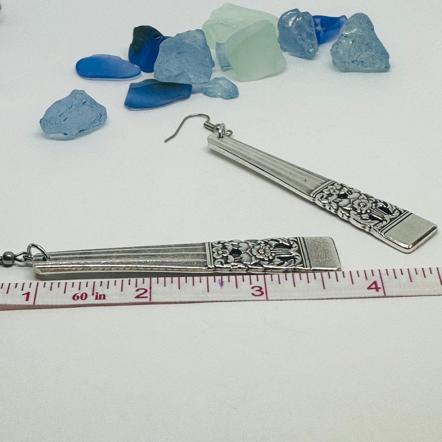 “Coronation” 1936 Vintage Silverware Spoon Earrings | Repurposed Jewelry | Earrings