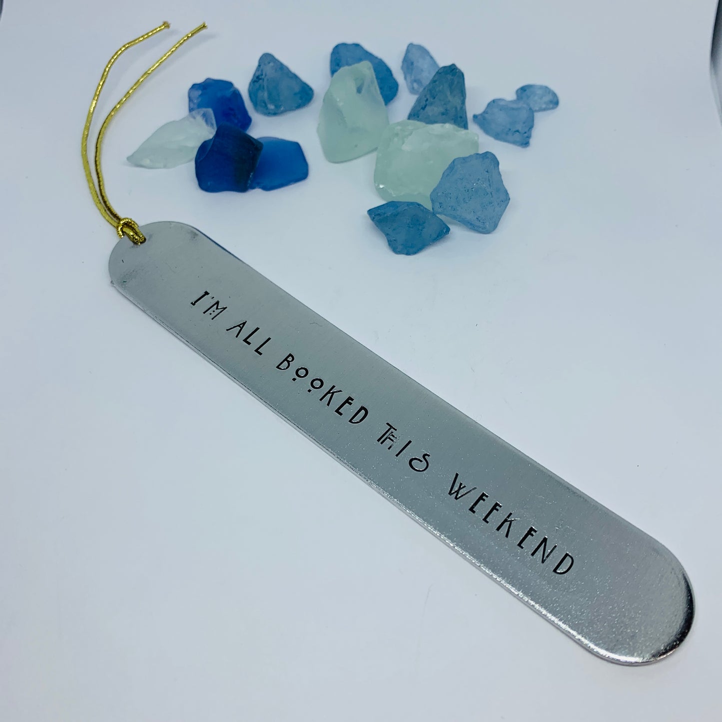 Custom Order for Bill - Hand Stamped Bookmark | I’m all booked this weekend