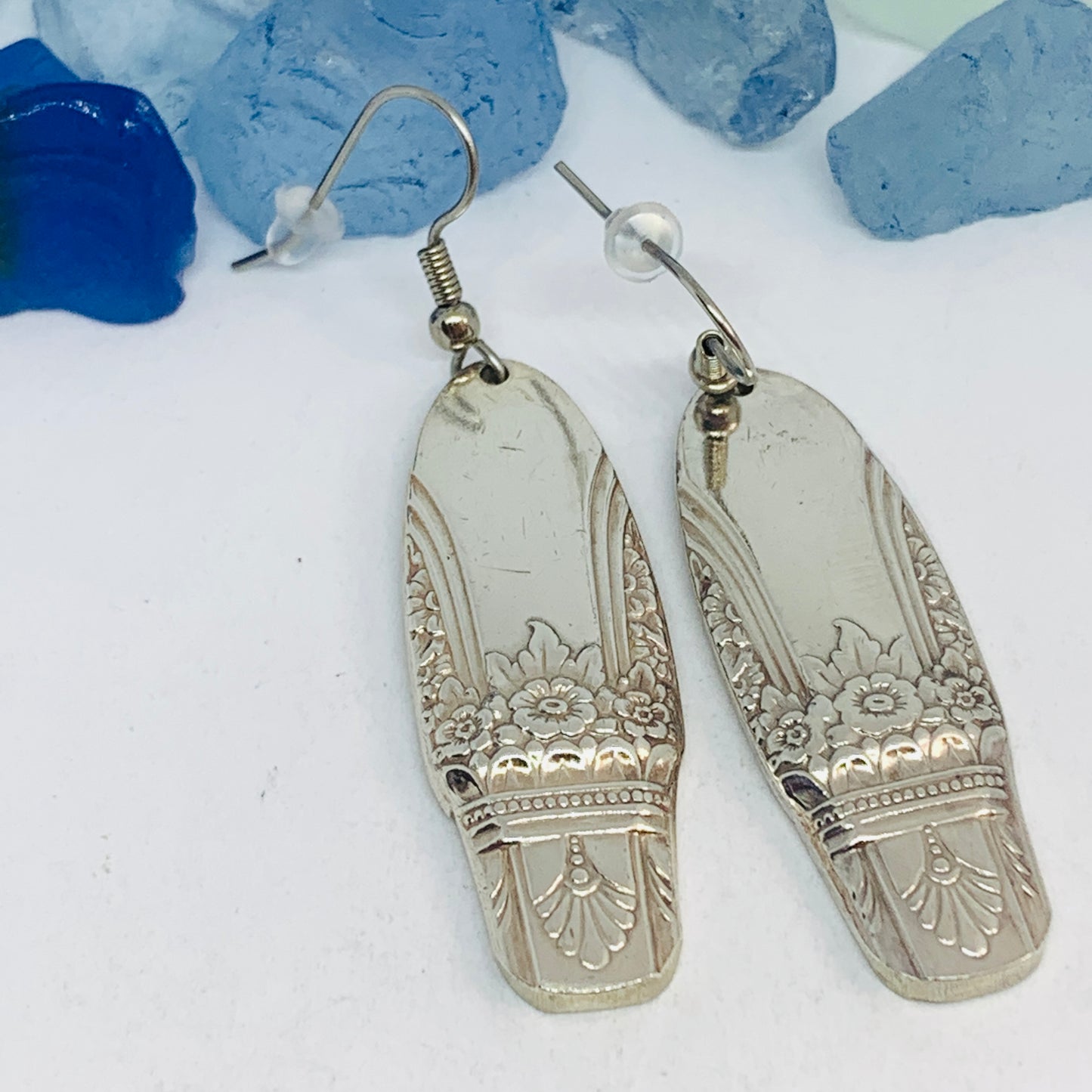“First Love” Vintage Silverware Earrings | Vintage Silverware Jewelry | Vintage Spoon Earrings